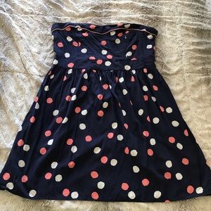 Polka dot sleeveless dress. 16W